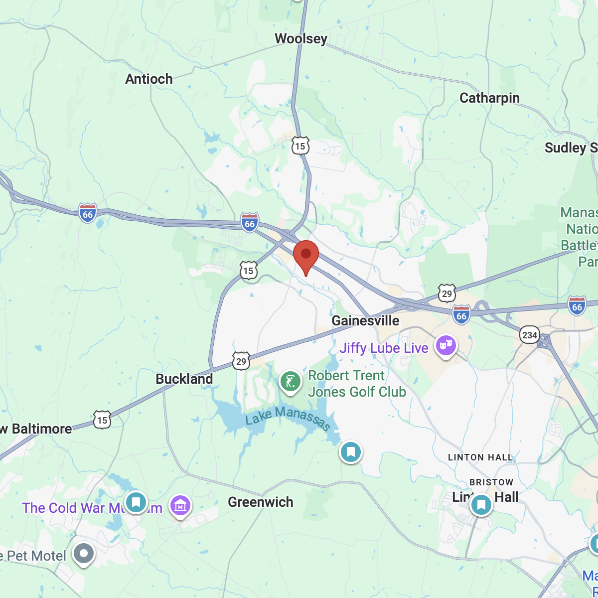 Map of O'Raleigh's Neighborhood Pub in Haymarket, Virginia